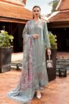 Maria.B 3 Piece Unstitched Embroidered Twill Linen Suit