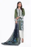 3 Piece Unstitched Printed Lawn Suit Gull Ahmad